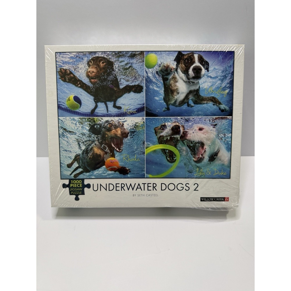 Willow Creek Underwater Dogs 2 Jigsaw Puzzle 1000 Piece Seth Casteel Photography